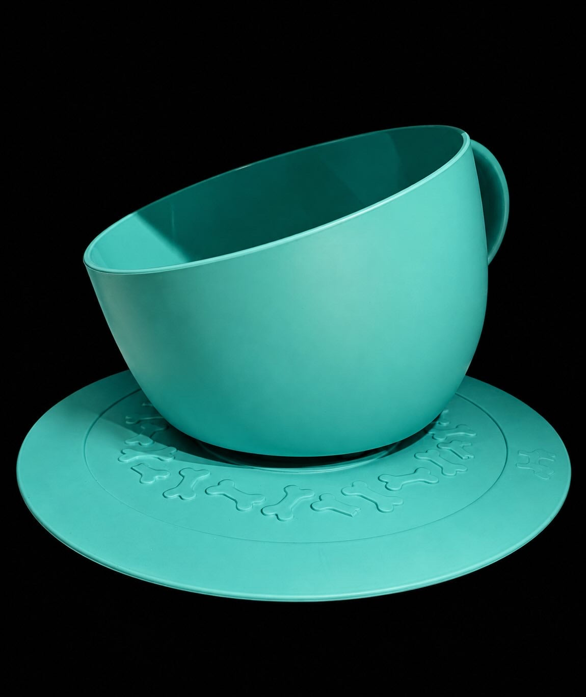 Tasse et sous-tasse pour chien
